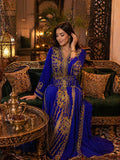 Takchita Lina — Bleu roi & fil d'or